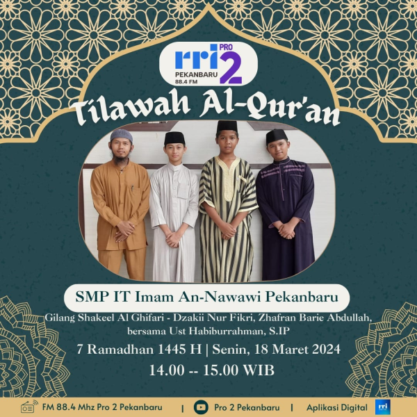 Program Acara Tilawah Di Rri Pekanbaru