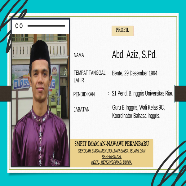 Guru Bahasa Inggris Dan Koordinator Bahasa Inggris